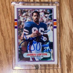 James Lofton Autographed Card (MISC10)